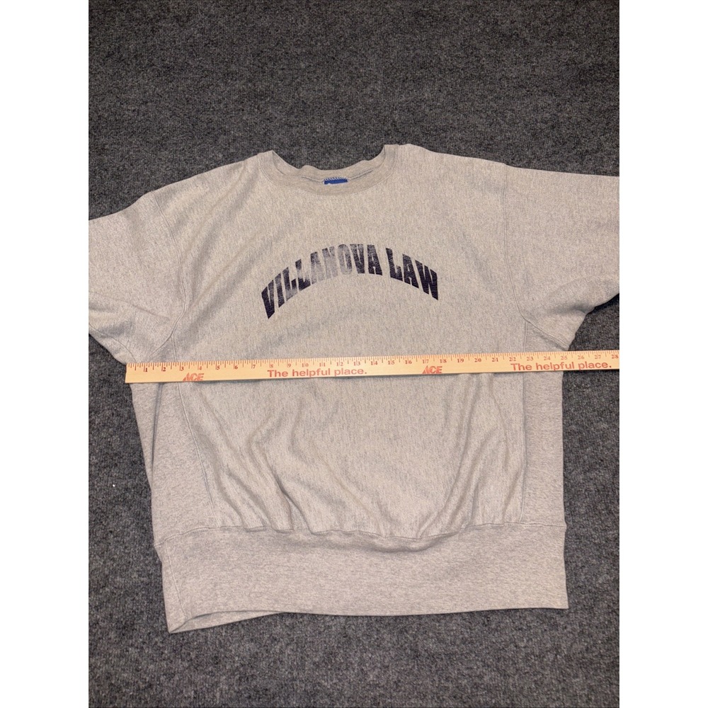 VTG Champion Reverse Weave Villanova Law 90s Sweatshirt XL Philadelphia College - Picture 9 of 10